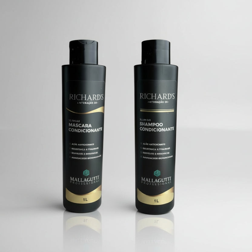 Kit Shampoo e Máscara Richard 1L | Mallagutti